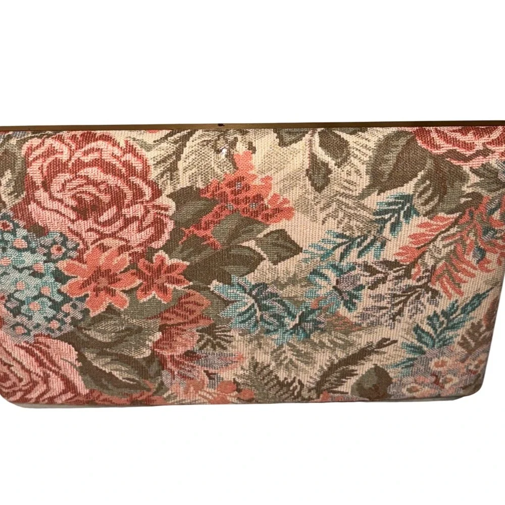 Floral Jewelry Box with Trinket Box Organizer Retro Vanity Storage Cottagecore